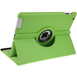 Mobigear DuoStand iPad 4 (2012) Hoes Draaibare Bookcase - Groen Mobigear DuoStand iPad 4 (2012) Hoes Draaibare Bookcase - Groen