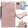 Mobigear Pressed Butterfly Bookcase Case Rose Gold Apple iPhone 12 Mini