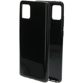 Mobiparts Classic Samsung Galaxy Note 10 Lite Hoesje Flexibel TPU Backcover - Zwart