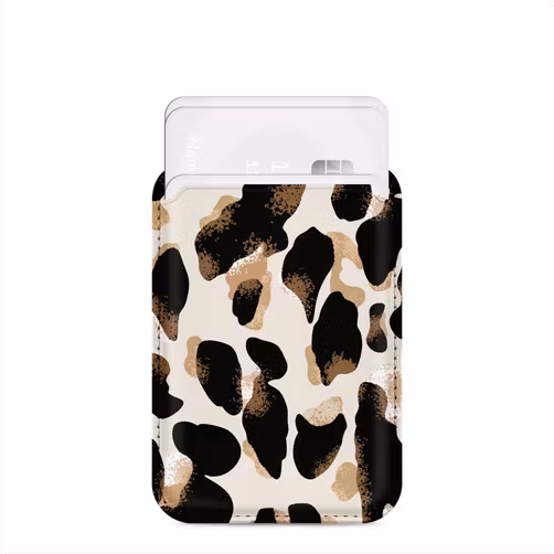 MIO Pasjeshouder - 3 Pasjes - MagSafe Compatible - Leopard
