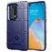Mobigear Rugged Shield Huawei P40 Pro Plus Hoesje Flexibel TPU Backcover Shockproof - Blauw