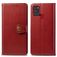 Mobigear Snap Button Samsung Galaxy A21s Hoesje Bookcase Portemonnee - Rood