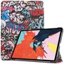 Mobigear Tri-Fold iPad Air 5 (2022) Hoes Bookcase - Graffiti