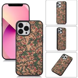 Mobigear Cork iPhone 14 Hoesje Flexibel TPU Backcover - Model 4