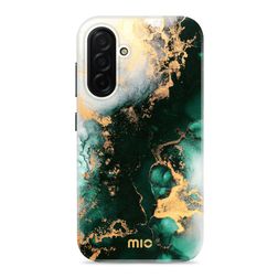MIO Samsung Galaxy A27 MagSafe Hoesje Hardcase Backcover - Green Marble