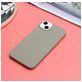 Mobigear Colors iPhone 14 Hoesje Flexibel TPU Backcover - Grijs