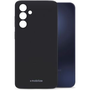 Mobilize Rubber Gelly Samsung Galaxy A15 Hoesje Flexibel TPU Backcover - Matt Black