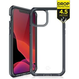 ITSkins SupremeClear iPhone 12 Pro Hoesje Hardcase Backcover Shockproof - Transparant / Zwart