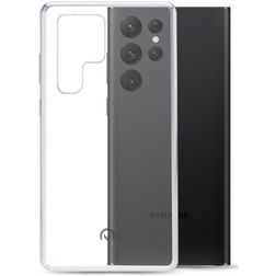 Mobilize Gelly Doorzichtig Samsung Galaxy S22 Ultra Hoesje Flexibel TPU Backcover - Transparant