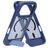 Mobiparts Hardcover iPhone 18 Pro MagSafe Hoesje Hardcase Backcover met Standaard - Satin Blue