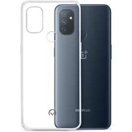 Mobilize Gelly Doorzichtig OnePlus Nord N100 Hoesje Flexibel TPU Backcover - Transparant