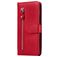 Mobigear Zipper Xiaomi Mi Note 10 Lite Hoesje Bookcase Portemonnee - Rood