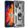 Mobigear Armor Ring Motorola Moto G50 Hoesje Hardcase Backcover Shockproof met Ringhouder - Zilver