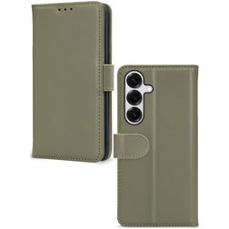 Mobilize Premium Gelly Samsung Galaxy S25 Hoesje Bookcase Portemonnee - Groen