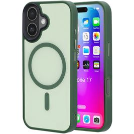 Mobiparts Hardcover iPhone 17 MagSafe Hoesje Hardcase Backcover - Satin Green