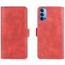 Mobigear Slim Magnet OPPO Reno 4 Hoesje Bookcase Portemonnee - Rood