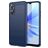 Mobigear Brushed Slim OPPO A17 Hoesje Flexibel TPU Backcover - Blauw