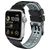 Mobigear Aero Armor Siliconen Apple Watch Bandje Gespsluiting - 42/41/40/38 mm - Zwart / Grijs