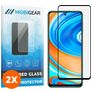 Mobigear Premium Xiaomi Redmi Note 9 Pro Glazen Screenprotector - Case Friendly - Zwart (2-Pack)