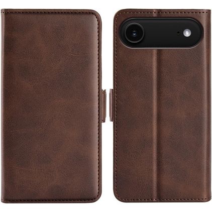Mobigear Slim Magnet iPhone Air Hoesje Bookcase Portemonnee - Bruin
