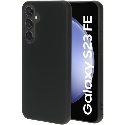 Mobiparts Samsung Galaxy S23 FE Siliconen Hoesje Backcover - Zwart