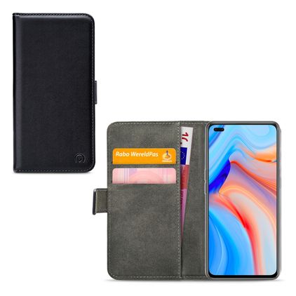 Mobilize Classic Gelly Wallet OPPO Reno 4 5G Hoesje Bookcase Portemonnee - Zwart