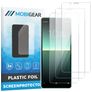 Mobigear Sony Xperia 10 II Screenprotector Folie - Case Friendly (3-Pack)