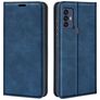 Mobigear Retro Slim TCL 30 SE Hoesje Bookcase Portemonnee - Donkerblauw