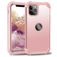 Mobigear Ultra Tough iPhone 11 Pro Hoesje Hardcase Backcover Shockproof - Roségoud
