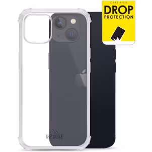 My Style Protective Flex Doorzichtig iPhone 13 Hoesje Flexibel TPU Backcover Shockproof - Transparant