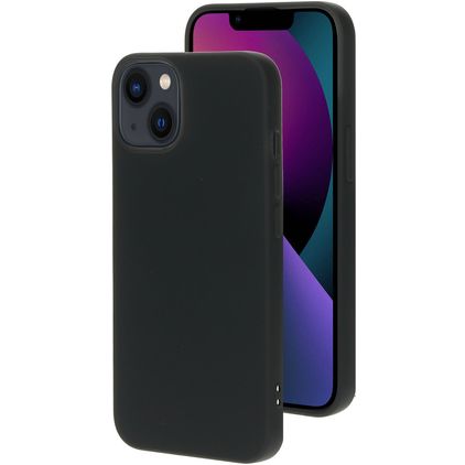 Mobiparts iPhone 13 Siliconen Hoesje Backcover - Zwart