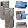 Mobigear Butterfly Sony Xperia 10 III Hoesje Bookcase Portemonnee - Grijs