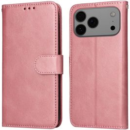 Mobigear Wallet iPhone 17 Pro Max Hoesje Bookcase Portemonnee - Roségoud