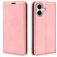 Mobigear Retro Slim iPhone 17 Hoesje Bookcase Portemonnee - Roze