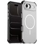 Mobigear Airbag Shockproof iPhone Air MagSafe Hoesje Hardcase Backcover Shockproof - Zilver