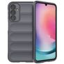 Mobigear Bumpy Samsung Galaxy A24 Hoesje Flexibel TPU Backcover - Charcoal