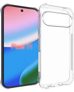Mobigear Cushion Doorzichtig Google Pixel 11 Hoesje Flexibel TPU Backcover - Transparant