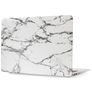 Mobigear Marble MacBook Air 13 Inch (2010-2019) Hoes Hardshell Laptopcover MacBook Case - Wit - Model A1369 / A1466