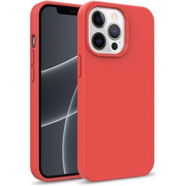 Mobigear Bio iPhone 14 Pro Max Hoesje Eco Friendly Backcover - Rood