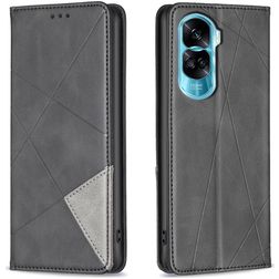Mobigear Rhombus Slim HONOR 90 Lite Hoesje Bookcase - Zwart