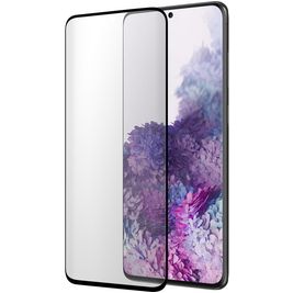 Mobiparts Curved Samsung Galaxy S20 Plus Glazen Screenprotector - Case Friendly - Zwart