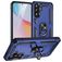 Mobigear Armor ring Samsung Galaxy A37 Hoesje Hardcase Backcover Shockproof met Ringhouder - Blauw