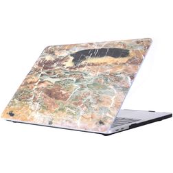 Mobigear Marble MacBook Pro 15 Inch (2016-2019) Hoes Hardshell Laptopcover MacBook Case - Model 36 - Model A1707 / A1990