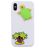 Mobigear Design iPhone XS Max Hoesje Flexibel TPU Backcover - Kokospalm aan Zee