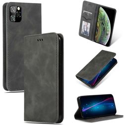 Mobigear Retro Slim iPhone 11 Pro Hoesje Bookcase - Grijs
