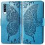 Mobigear Butterfly Samsung Galaxy A50 Hoesje Bookcase Portemonnee - Blauw