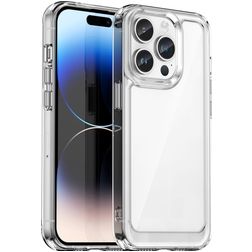 Mobigear Crystal Doorzichtig iPhone 15 Pro Hoesje Hardcase Backcover - Transparant