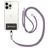 Mobigear Nylon Lanyard Universeel Telefoonkoord Verstelbaar - Platinum Grey