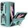 Mobigear Armor Ring Samsung Galaxy Z Fold 5 Hoesje Hardcase Backcover Shockproof met Ringhouder - Groen