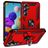 Mobigear Armor Ring Samsung Galaxy A35 Hoesje Hardcase Backcover Shockproof met Ringhouder - Rood